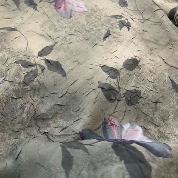 VTG Dress Barn Med-Large Dark Floral Maxi Dress Sheer Y2K  Fairy Whimsical - Picture 13 of 15